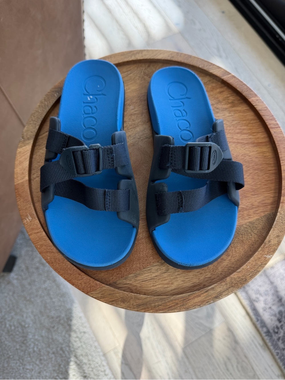 Chaco Kids' Chillos Slides in Active Blue